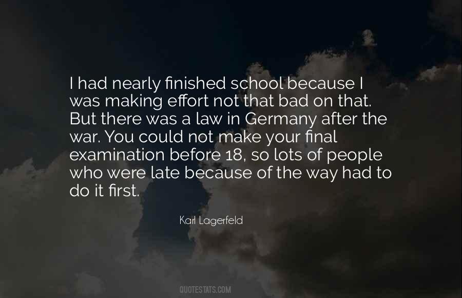 Quotes About Final Examination #638511