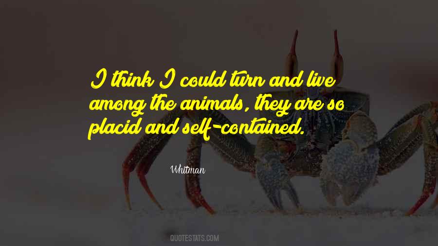 Quotes About Self Contained #1399655