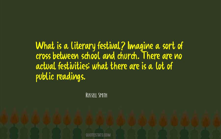 Quotes About Festivities #726811