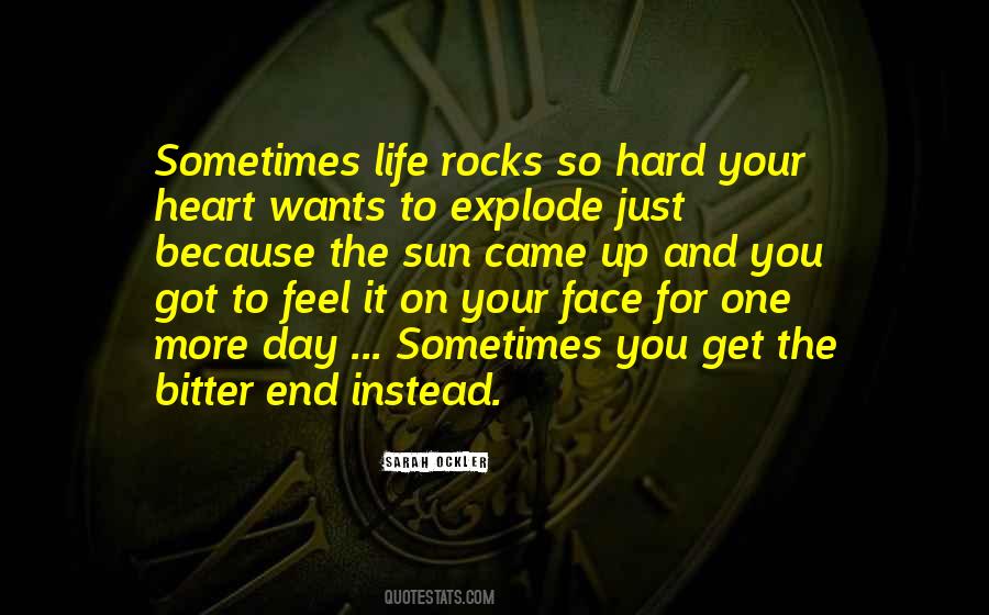 Quotes About Rocks And Life #567688