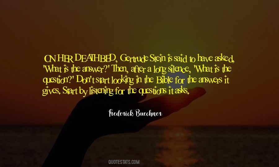 Quotes About Answers #1699218