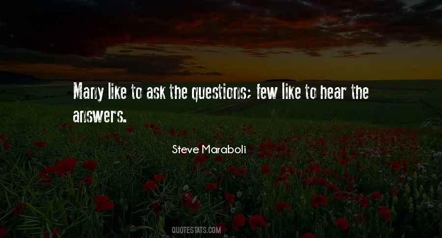 Quotes About Answers #1709449