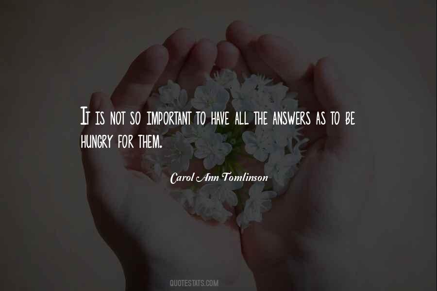 Quotes About Answers #1750987