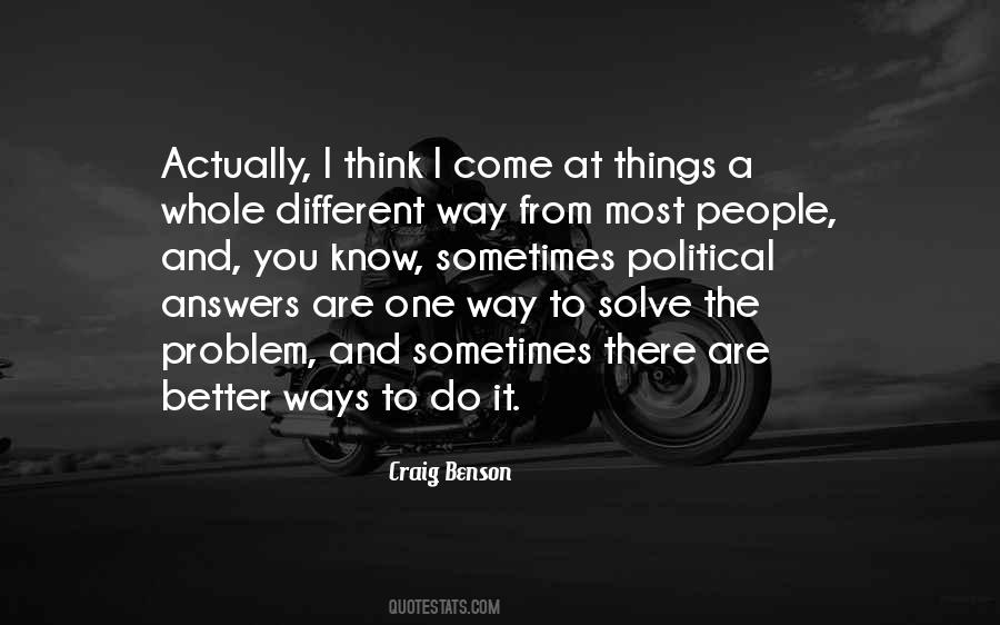 Quotes About Answers #1751525