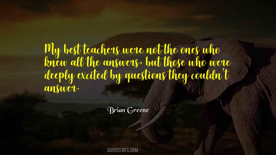 Quotes About Answers #1777410