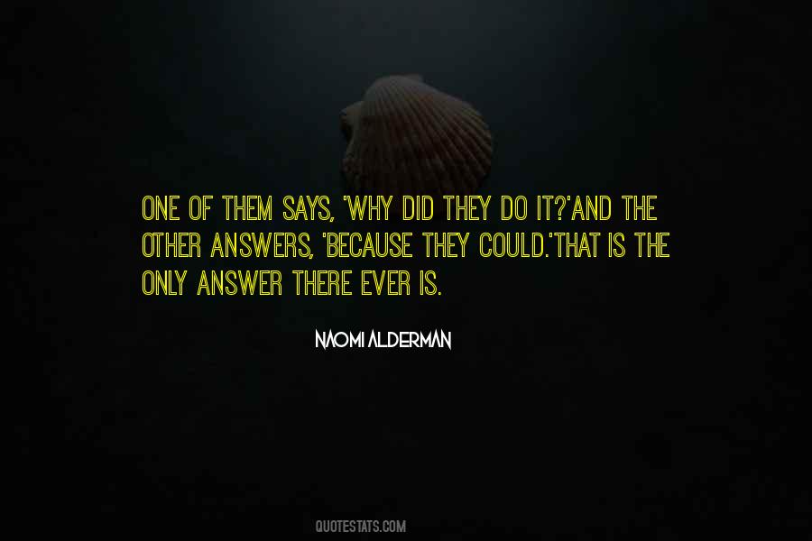 Quotes About Answers #23012