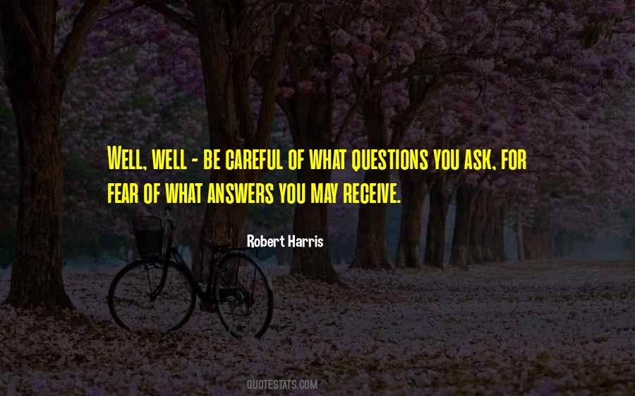 Quotes About Answers #35442