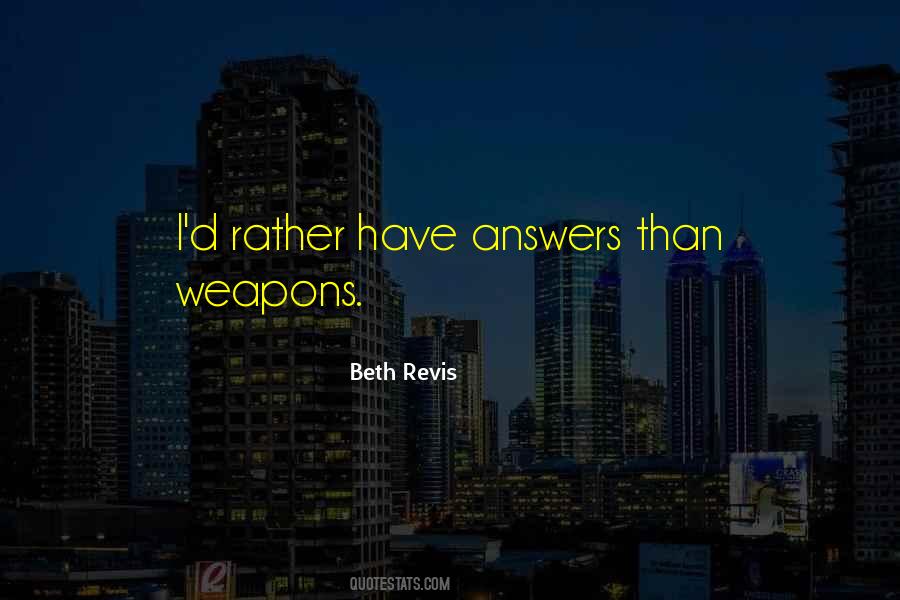 Quotes About Answers #8590