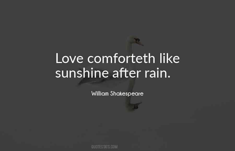 Quotes About Sunshine After Rain #1045486