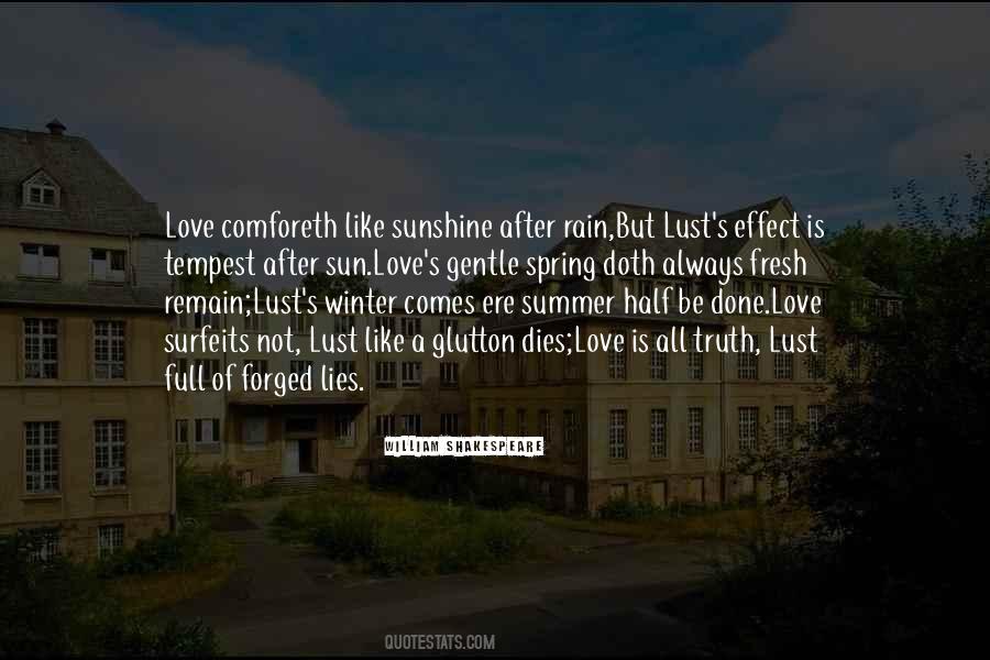 Quotes About Sunshine After Rain #49124