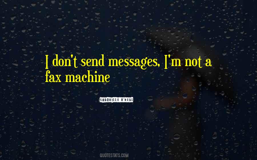 Fax Machine Quotes #357382