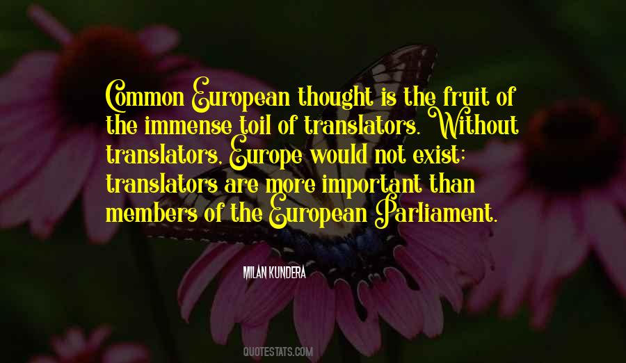 Quotes About European Parliament #441386