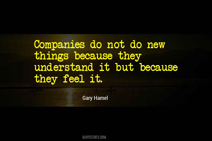 Quotes About New Companies #98510