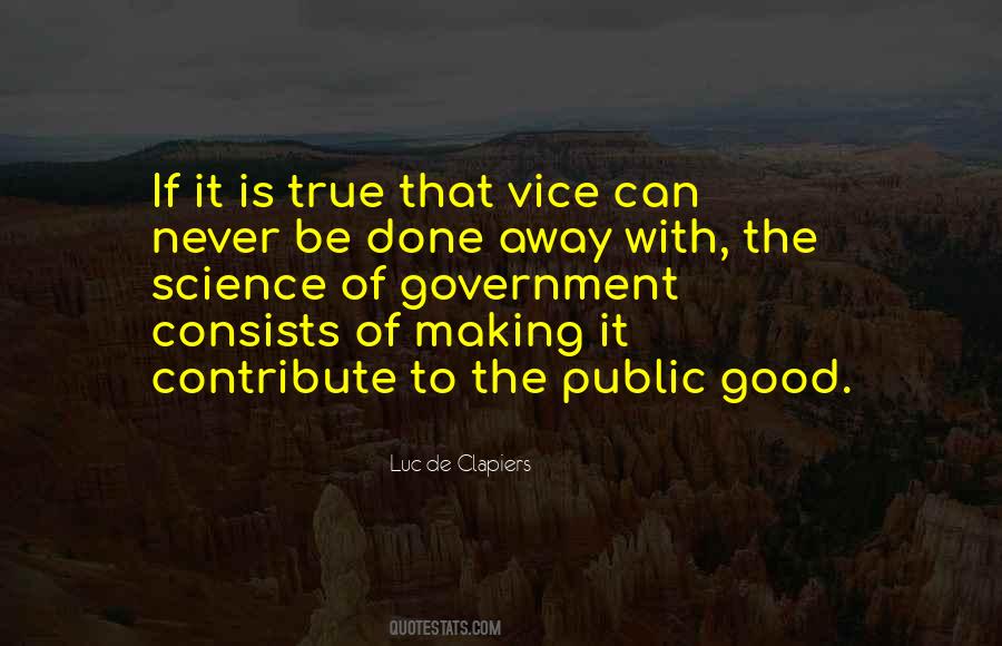 Public Good Quotes #580094