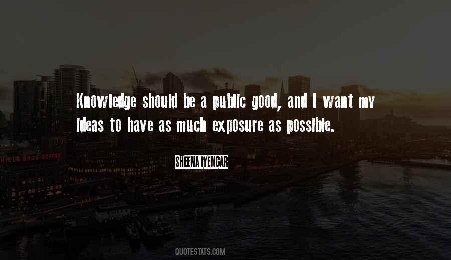 Public Good Quotes #973181