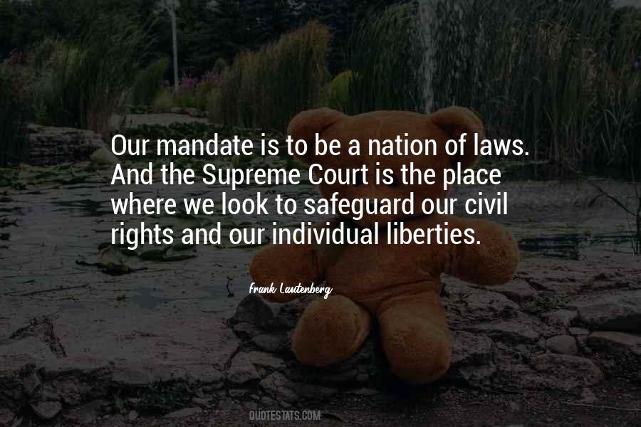 Quotes About Rights And Liberties #1439113
