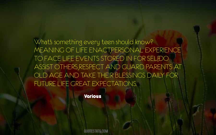 Quotes About Life's Meaning #318384