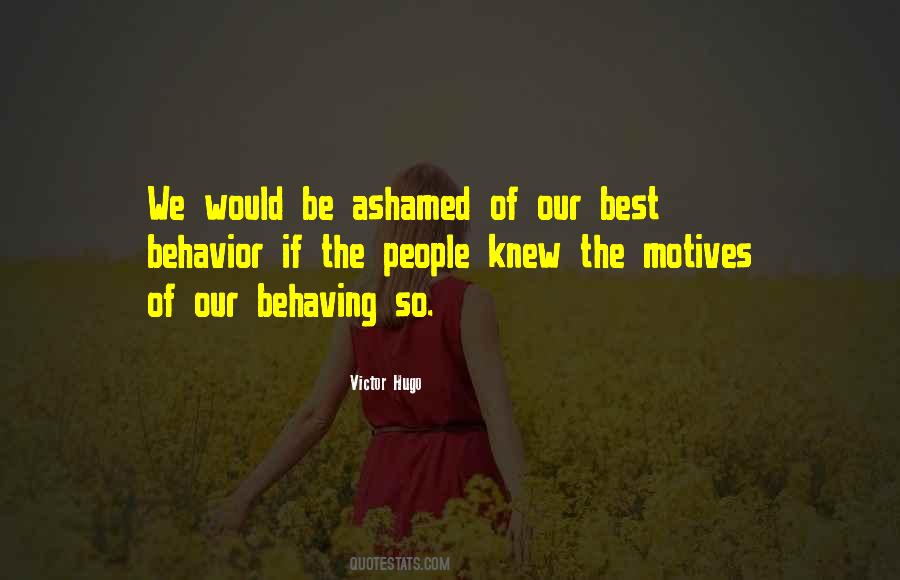 Quotes About Behaving #1760962