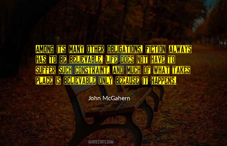 Fiction Is What Quotes #240991