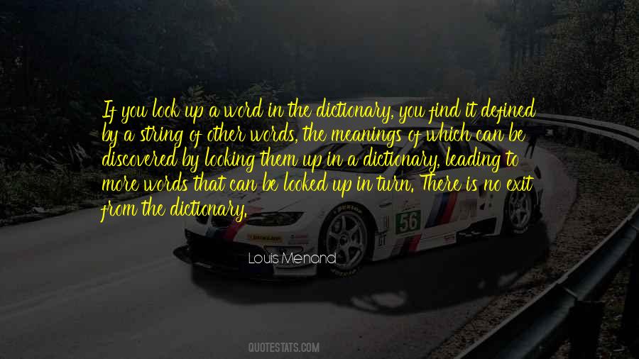 Word Meanings Quotes #1504026