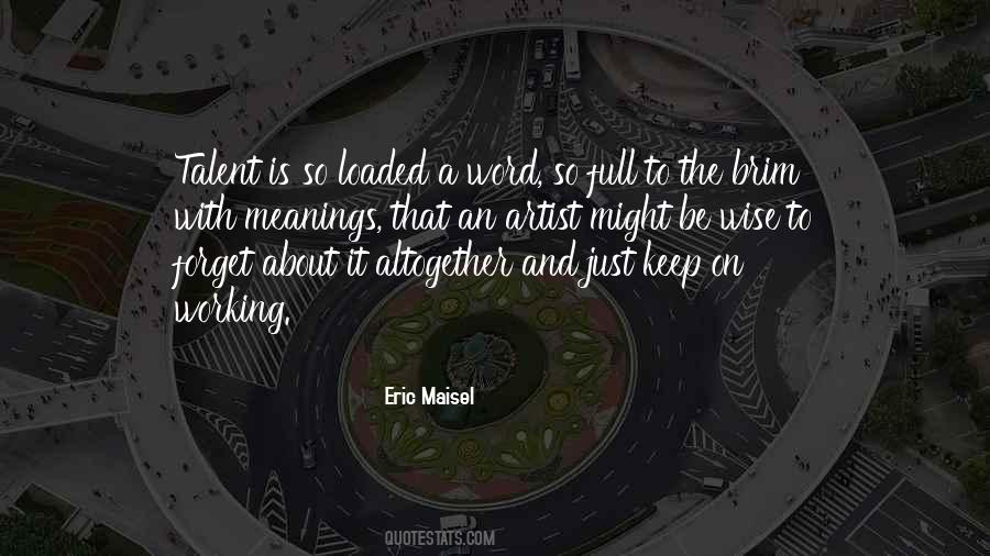 Word Meanings Quotes #1715457