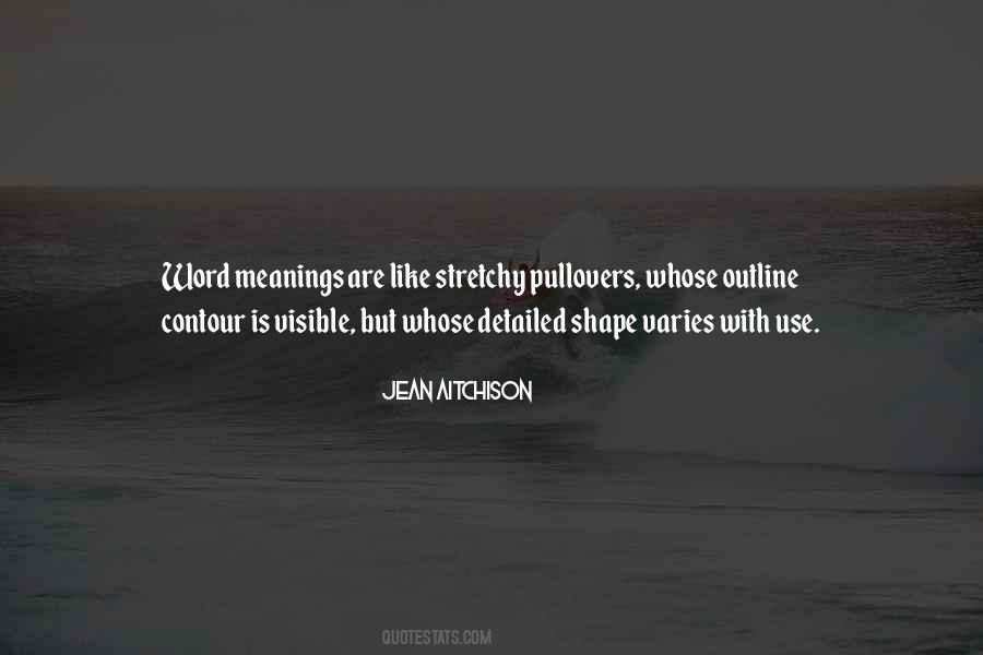 Word Meanings Quotes #1803275