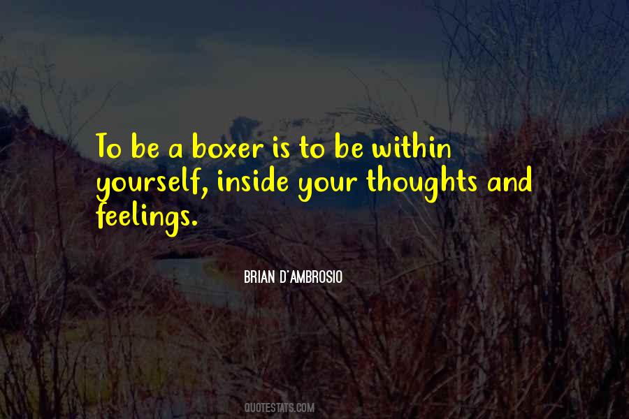 Quotes About Thoughts And Feelings #1109654