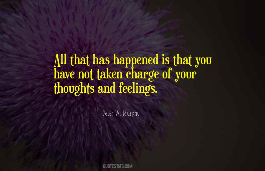 Quotes About Thoughts And Feelings #1676098