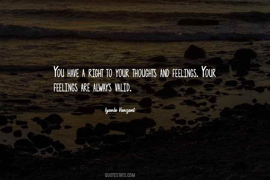 Quotes About Thoughts And Feelings #1830529