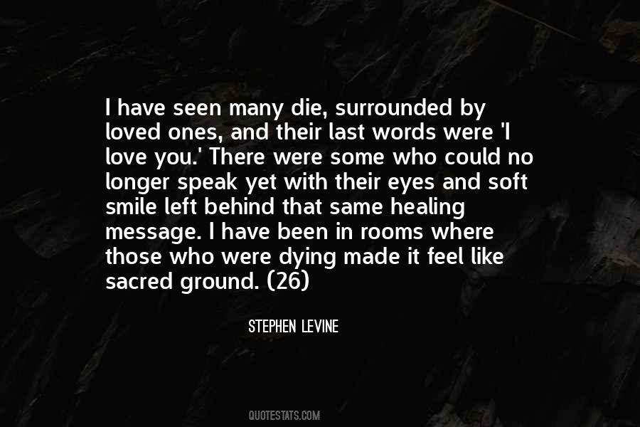Death And Dying Love Quotes #1871210
