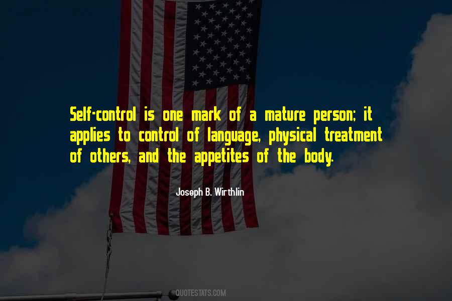 Quotes About Mature Person #1219031