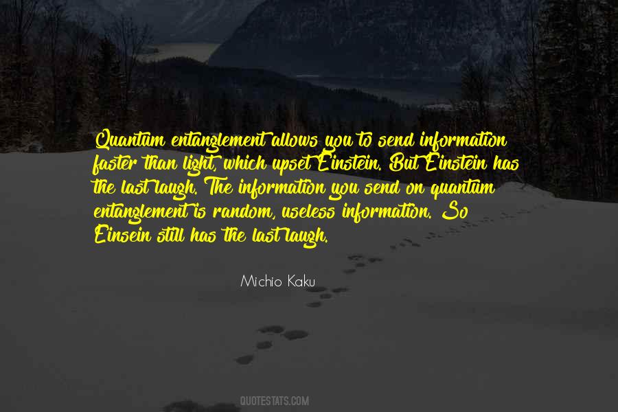 Quotes About Quantum Entanglement #235873