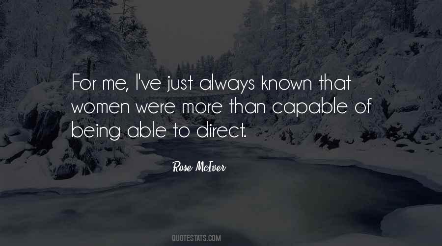 Capable Women Quotes #1663264