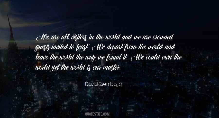 Quotes About Visitors #1792944