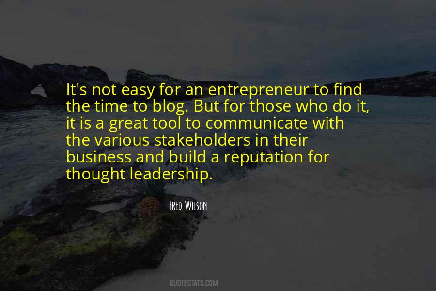 Quotes About Leadership In Business #1715651