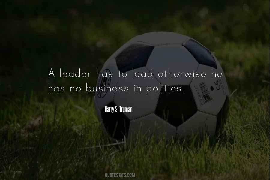 Quotes About Leadership In Business #220436