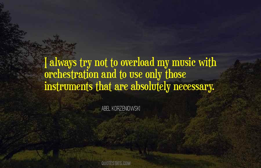 Quotes About Orchestration #989449