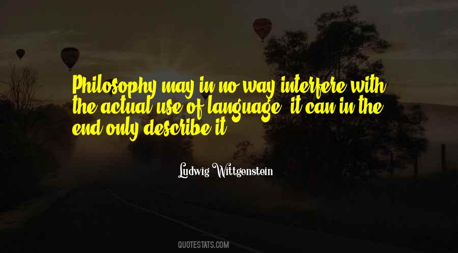 Quotes About Philosophy Of Language #1197842