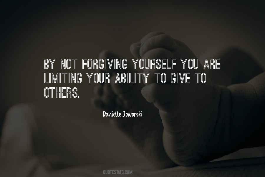 Quotes About Forgiveness Yourself #589959