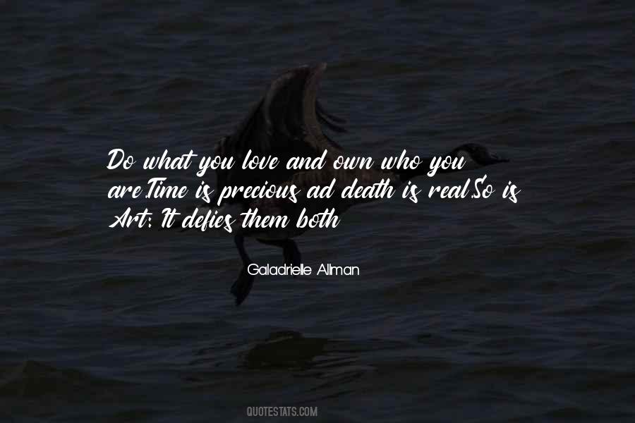 Quotes About Love Time And Death #358390