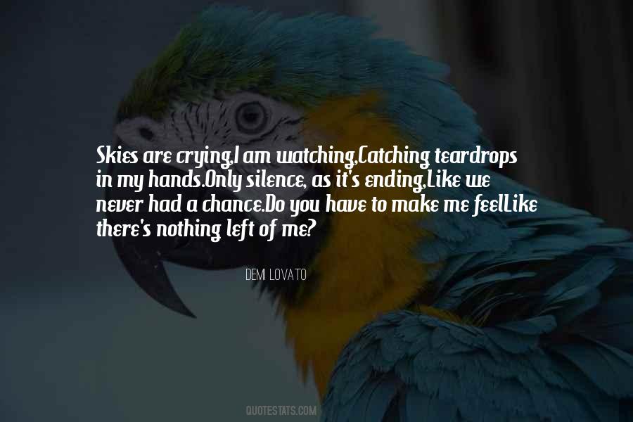 Quotes About Teardrops #1220621