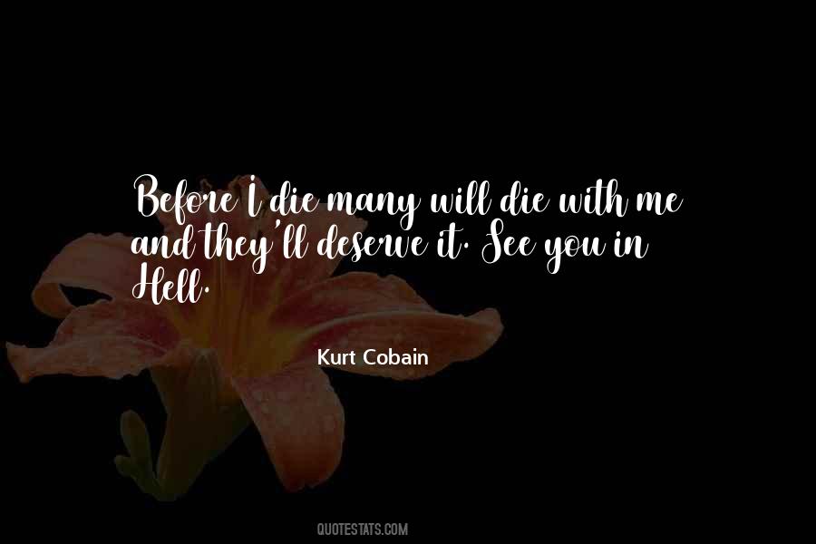 Will Die Quotes #1003943