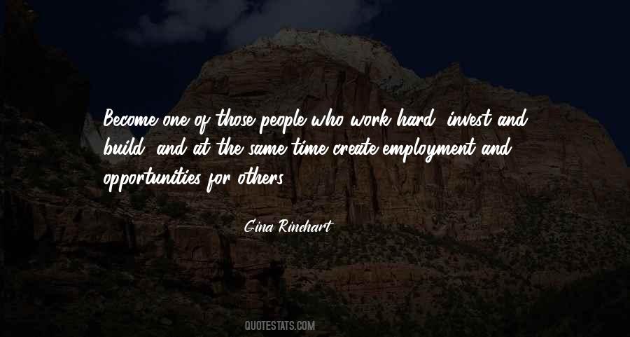 Quotes About Opportunity And Hard Work #261503