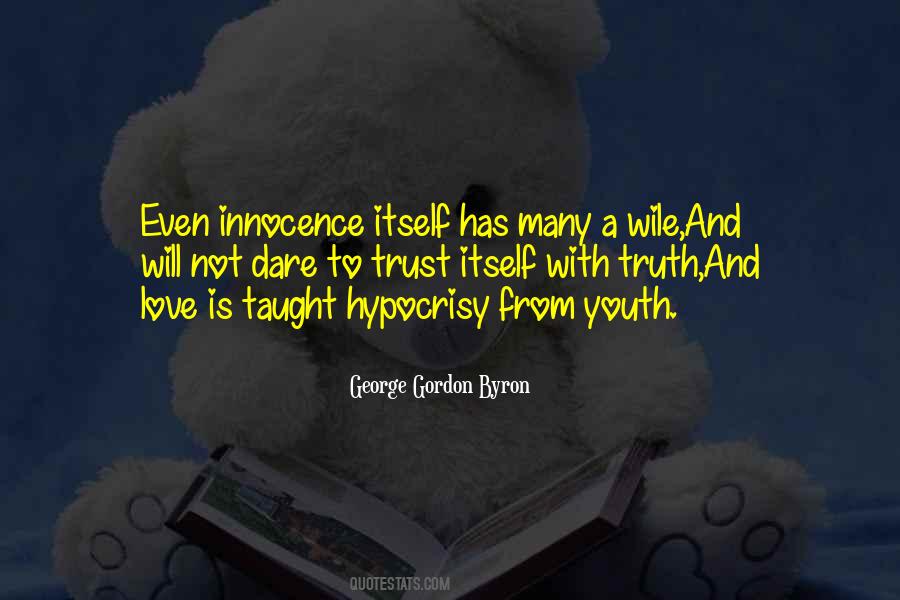 Quotes About Youth And Innocence #1814827
