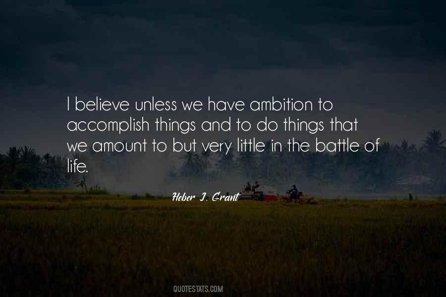 Ambition Life Quotes #209341