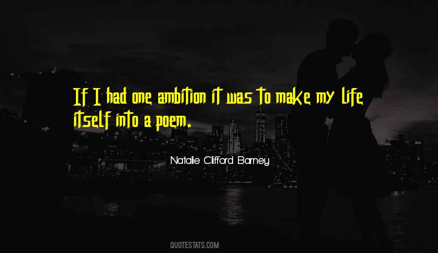 Ambition Life Quotes #415194