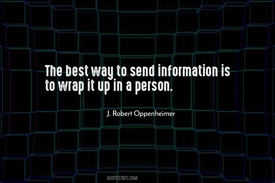 Quotes About Robert Oppenheimer #1505003
