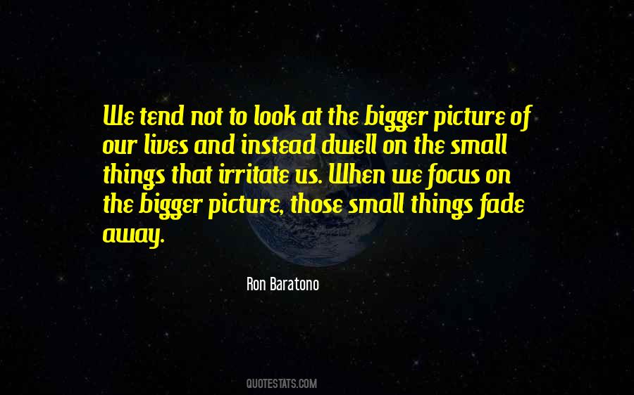 Quotes About The Bigger Picture #1799475