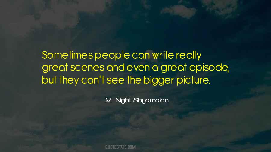 Quotes About The Bigger Picture #52319