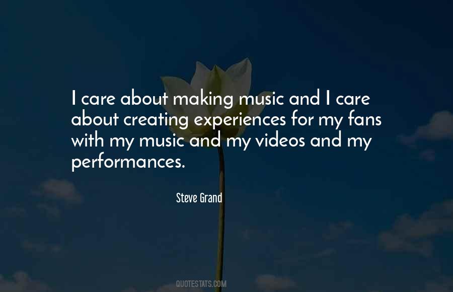 Quotes About Making Music Videos #1840745